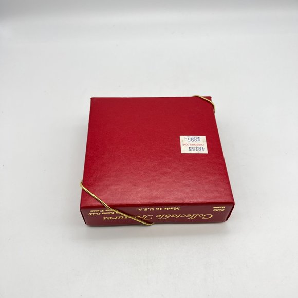 BOSTON Old North Church Ornament by Collectible Treasures 24k Gold Finish NIB - Picture 7 of 8